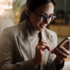 Woman with cell phone
